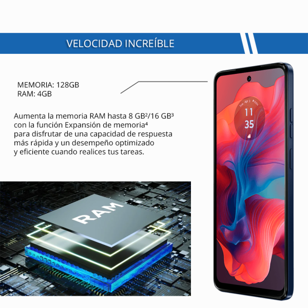 MOTOROLA G04S - 128GB + 4GB - Imagen 3