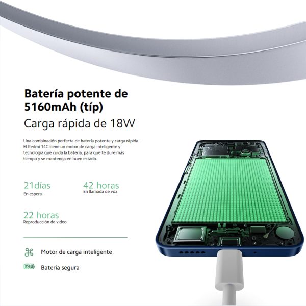 XIAOMI REDMI 14C - 128GB + 4GB - Imagen 4