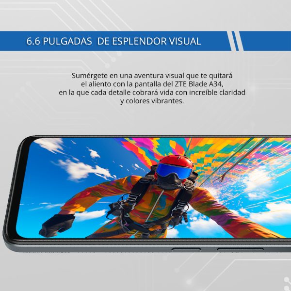 ZTE BLADE A34 - 64GB + 4GB - Imagen 5